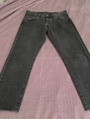 Levi's Straight Jeans - Black Wash